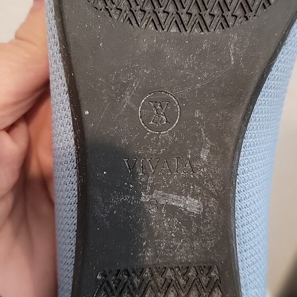 Vivaia Aria 5° Pointed-Toe Ballet Flats, Denim Blue, 37 - Picture 7 of 8
